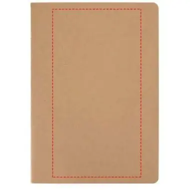 Libreta kraft A5 páginas rayadas 32 hojas