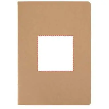 Libreta kraft A5 páginas rayadas 32 hojas