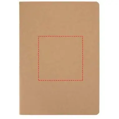 Libreta kraft A5 páginas rayadas 32 hojas