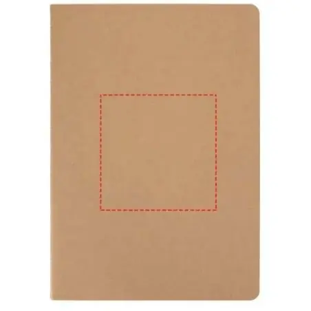 Libreta kraft A5 páginas rayadas 32 hojas