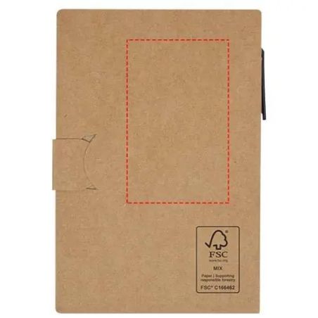 Libreta notas adhesivas con bolígrafo