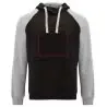 Sudadera bicolor con capucha unisex - Imagen 16