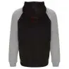 Sudadera capucha bicolor infantil raglán canguro - Imagen 18