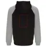 Sudadera capucha bicolor infantil raglán canguro - Imagen 25