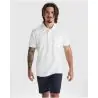 Polo unisex manga corta bolsillo antibolitas etiqueta - Imagen 8