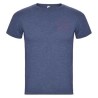 Camiseta manga corta hombre efecto jaspeado canalé tubular - Imagen 8