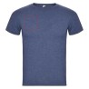 Camiseta manga corta hombre efecto jaspeado canalé tubular - Imagen 12