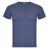 Camiseta manga corta hombre efecto jaspeado canalé tubular - Imagen 15
