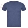 Camiseta manga corta hombre efecto jaspeado canalé tubular - Imagen 23