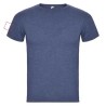 Camiseta manga corta hombre efecto jaspeado canalé tubular - Imagen 25
