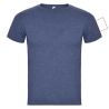 Camiseta manga corta hombre efecto jaspeado canalé tubular - Imagen 27
