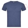 Camiseta manga corta hombre efecto jaspeado canalé tubular - Imagen 30