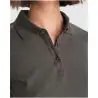 Polo mujer manga corta ajustado canalé lavable 60° - Imagen 7