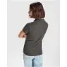 Polo mujer manga corta ajustado canalé lavable 60° - Imagen 10