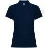 Polo mujer manga corta ajustado canalé lavable 60° - Imagen 32