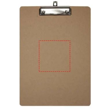 Portapapeles de MDF de 32 x 23 cm con clip de hierro