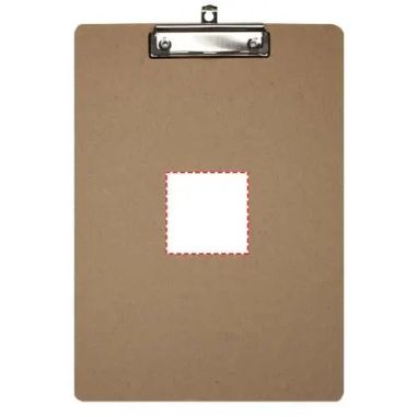 Portapapeles de MDF de 32 x 23 cm con clip de hierro