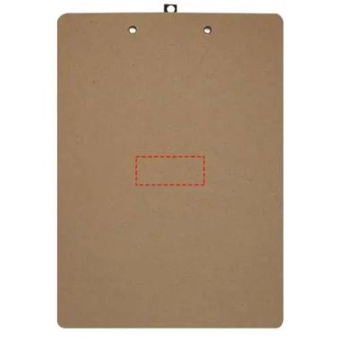 Portapapeles de MDF de 32 x 23 cm con clip de hierro