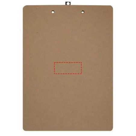 Portapapeles de MDF de 32 x 23 cm con clip de hierro