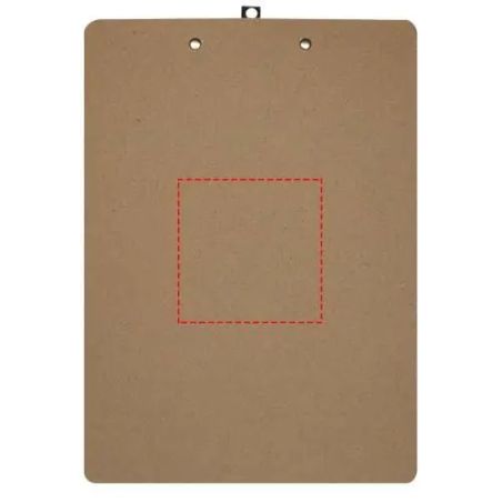 Portapapeles de MDF de 32 x 23 cm con clip de hierro