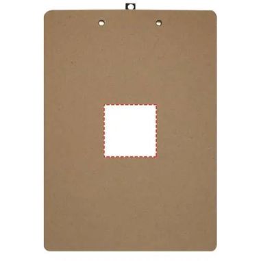 Portapapeles de MDF de 32 x 23 cm con clip de hierro
