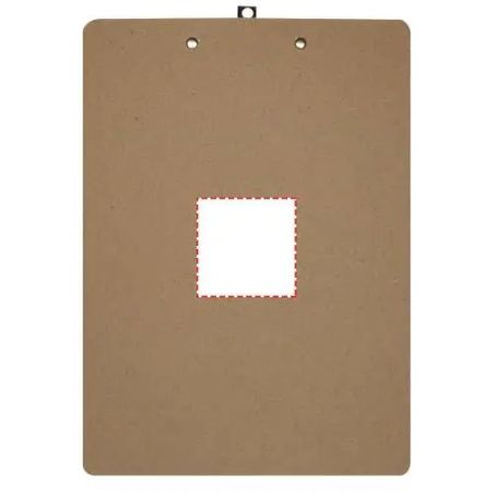 Portapapeles de MDF de 32 x 23 cm con clip de hierro