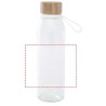 Botella vidrio 500 ml tapa bambú asa silicona - Imagen 5