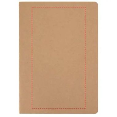 Libreta kraft A5 páginas punteadas 32 hojas