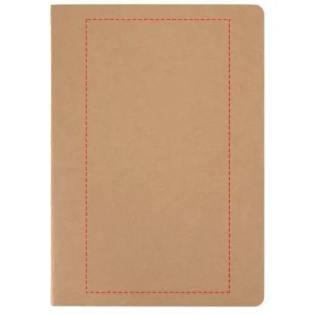 Libreta kraft A5 páginas punteadas 32 hojas
