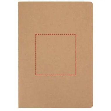 Libreta kraft A5 páginas punteadas 32 hojas