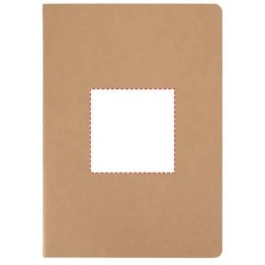 Libreta kraft A5 páginas punteadas 32 hojas