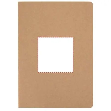 Libreta kraft A5 páginas punteadas 32 hojas