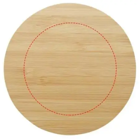 Posavasos bambú redondo 10 cm FSC PEFC resistente humedad