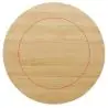 Posavasos bambú redondo 10 cm FSC PEFC resistente humedad - Imagen 5