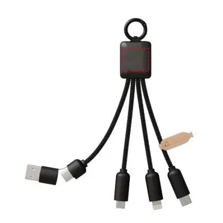 Cable cargador 5 en 1 20W RPET