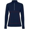 Sudadera técnica media cremallera raglán mujer reflecto - Imagen 15