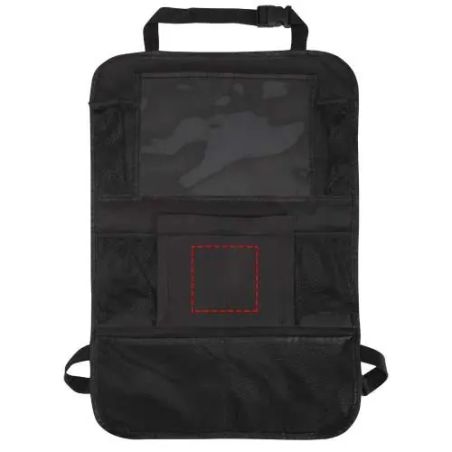 Organizador asiento trasero coche bolsillos malla tablet