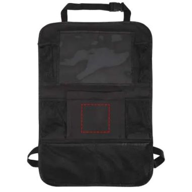 Organizador asiento trasero coche bolsillos malla tablet