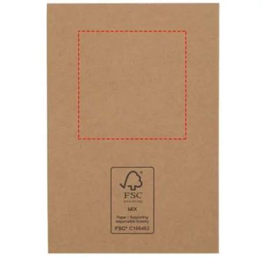 Marcapáginas de madera con notas adhesivas