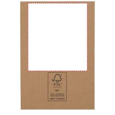 Marcapáginas de madera con notas adhesivas