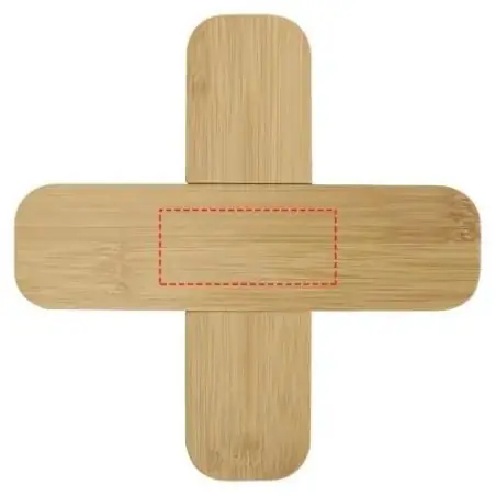 Salvamanteles bambú grande 15,3 cm