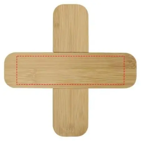 Salvamanteles bambú grande 15,3 cm