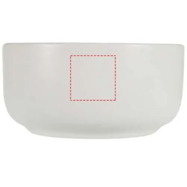 Set bandeja acacia con 2 cuencos cerámica