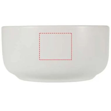 Set bandeja acacia con 2 cuencos cerámica