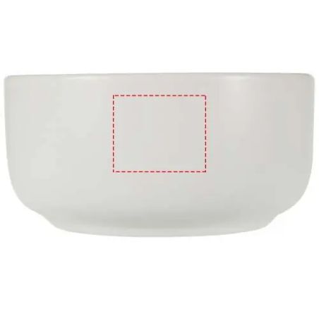 Set bandeja acacia con 2 cuencos cerámica