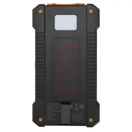 Batería externa solar 5000 mAh reciclado linterna clip