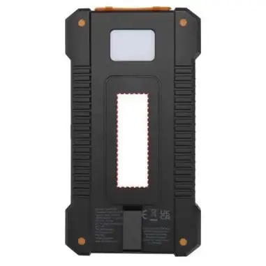 Batería externa solar 5000 mAh reciclado linterna clip