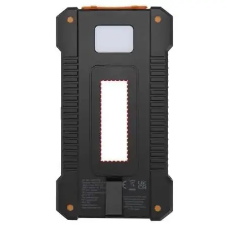 Batería externa solar 5000 mAh reciclado linterna clip