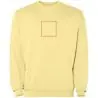 Sudadera cuello redondo unisex lavado ácido canalé - Imagen 18