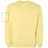 Sudadera cuello redondo unisex lavado ácido canalé - Imagen 29